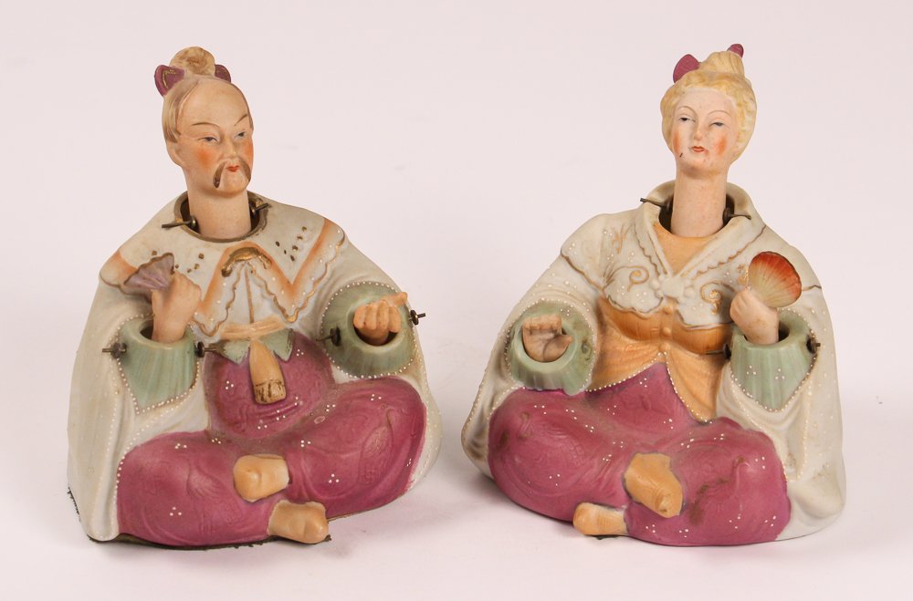 Pair of Ardalt Japanese Porcelain Figural Nodders (1 of 10)