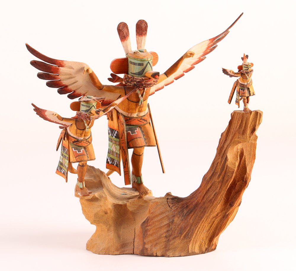 Hopi Kachina - Coolidge Roy, Jr.  polychromed (1 of 10)