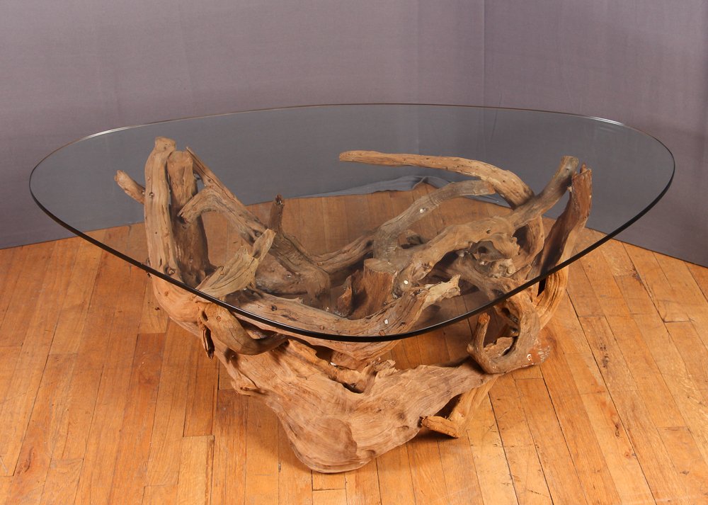 Mid-Century Driftwood Coffee Table (1 of 6)