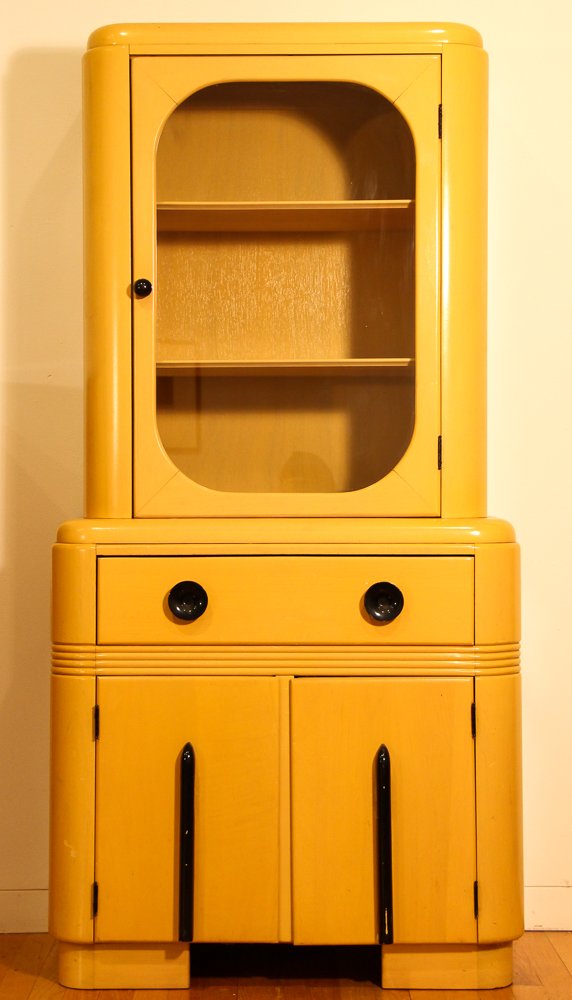 Bel Geddes Style Tall Cupboard with Cupcake Pulls (1 of 6)