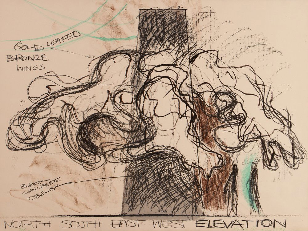 Lynda Benglis North South East West Elevation Litho (1 of 9)