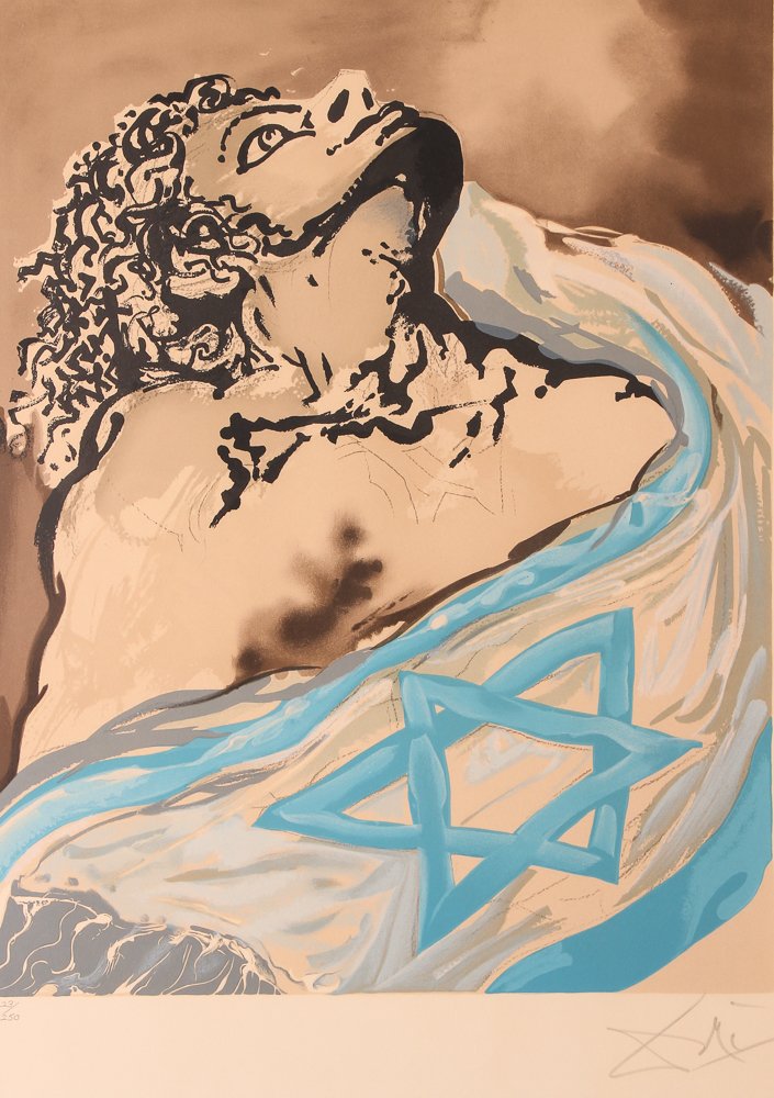 Salvador Dali 1968 orig litho "Aliyah" (1 of 6)