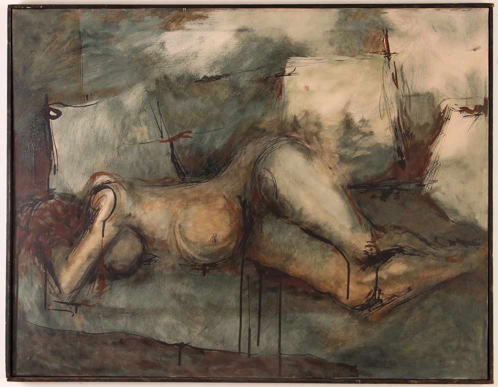 Eugene Kalinowski Anxiety Oil on Canvas (1 of 6)