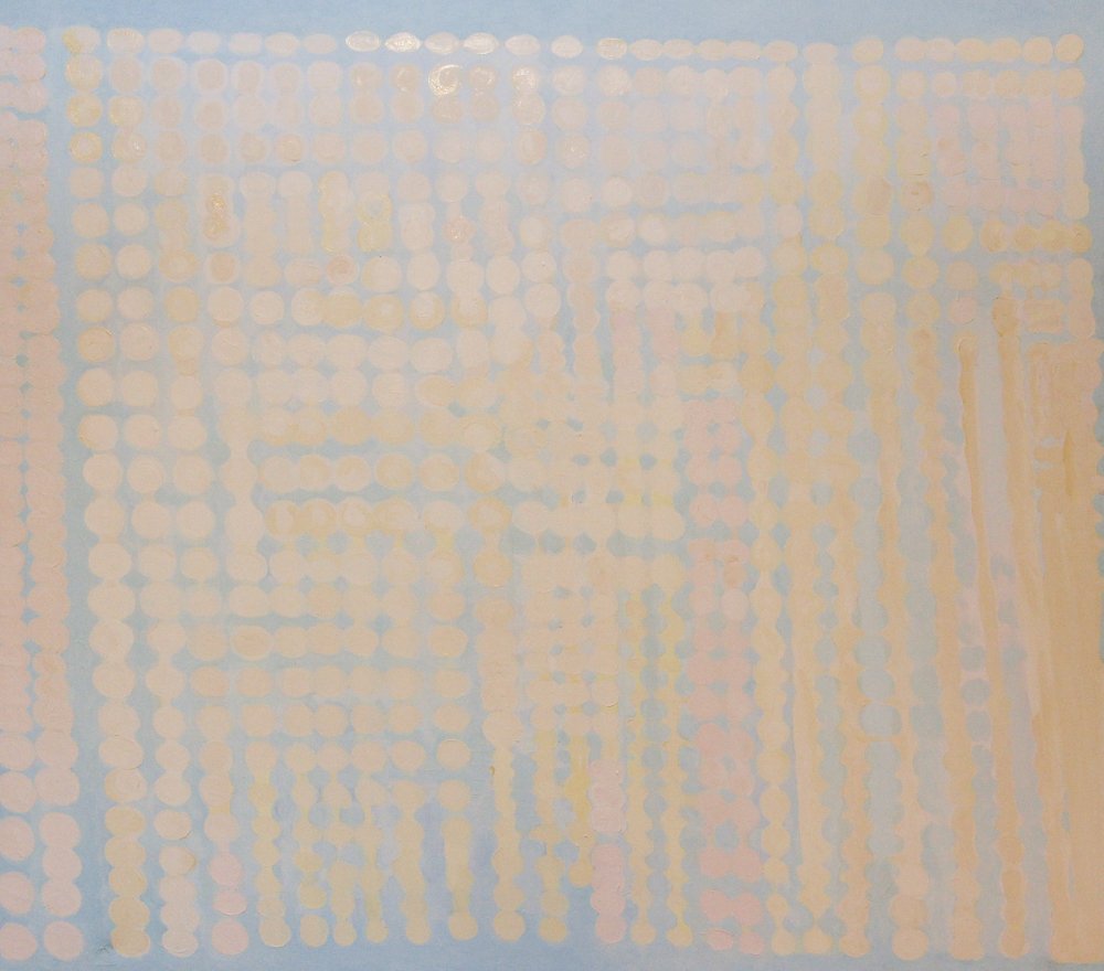 Judy Ledgerwood 1997 Painting "Sunny" (1 of 10)