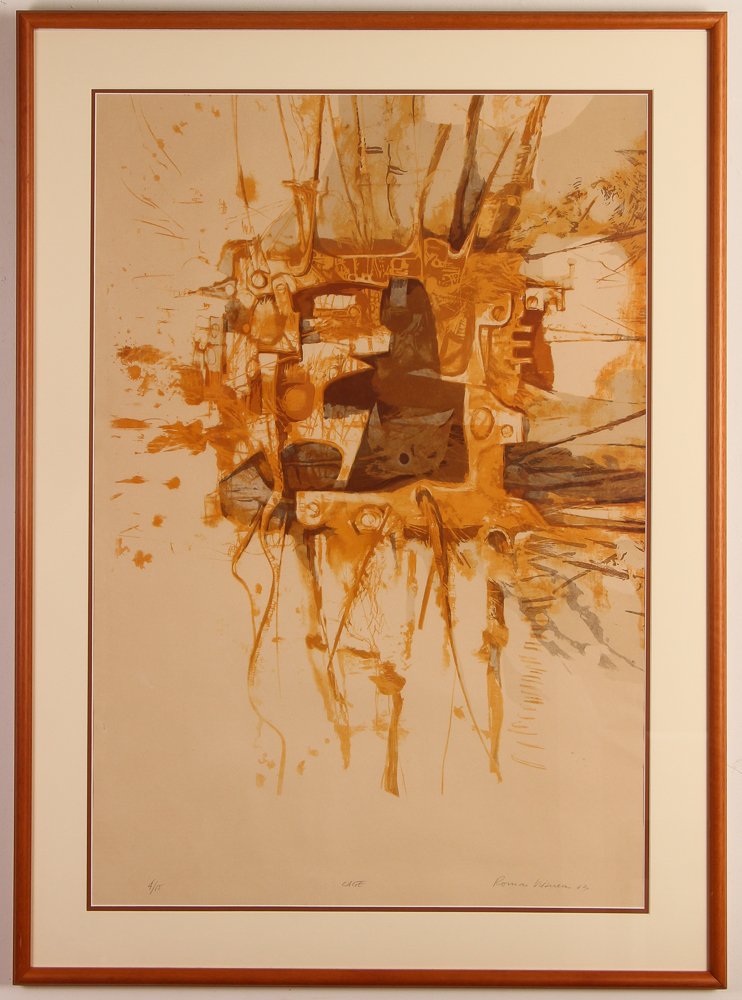 2 Large Assorted  20th Century Works on Paper (1 of 7)