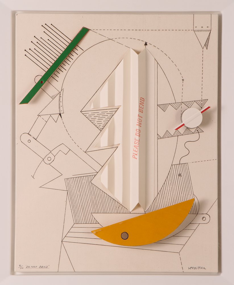 Werner Pfeiffer collage multiple "Do Not Bend" (1 of 8)