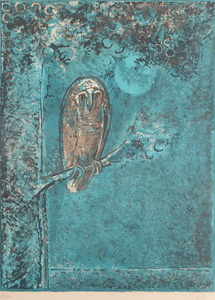 Francoise Gilot lithograph with 2 others, Poleskie (1 of 6)