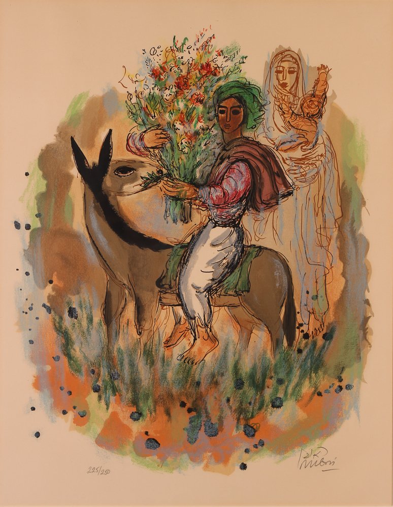 REUVEN RUBIN pencil signed orig litho (1 of 6)