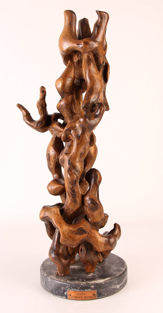 Manuel Rodulfo Tardo Wood Freeform Sculpture Queen (1 of 6)