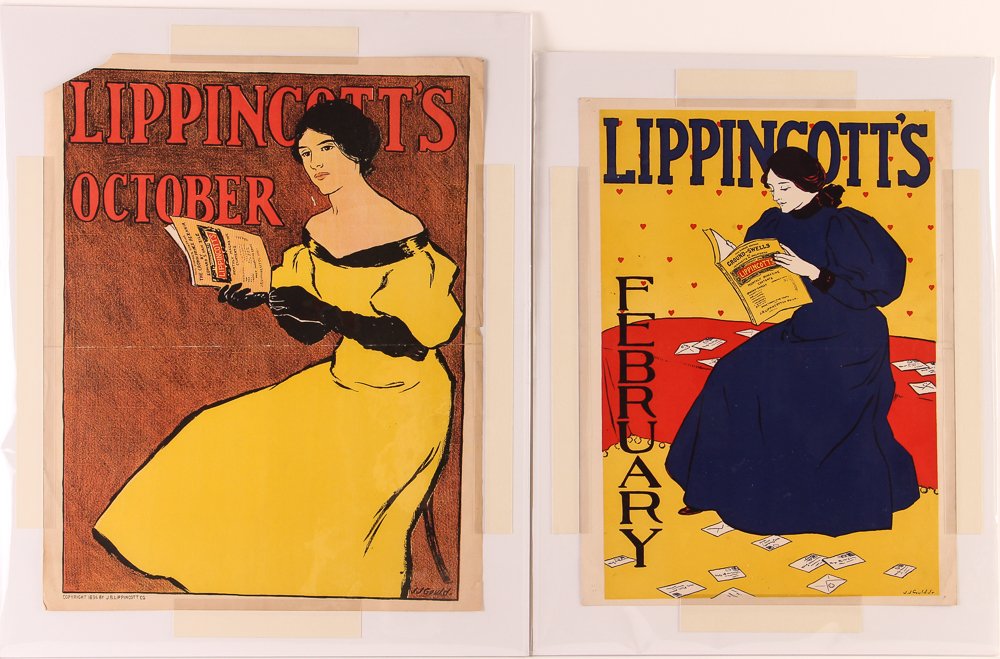 J. J. Gould Vintage Lippincott's Magazine Posters (1 of 6)