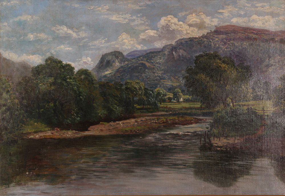 Signed Reid 1902 Welsh Landscape Betws Y Coed (1 of 5)