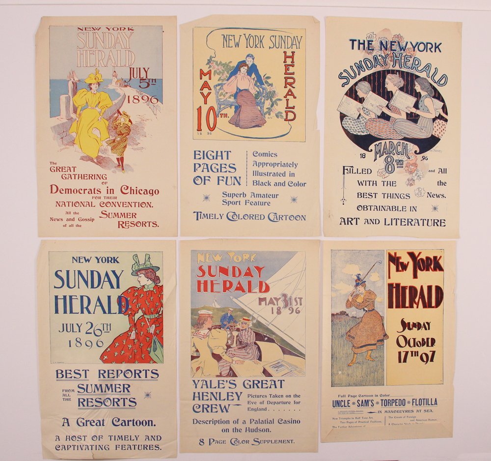 Assorted New York Sunday Herald & Century Poster Prints (1 of 7)