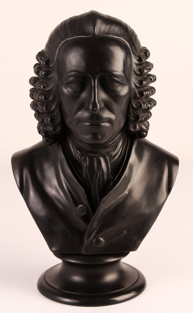 Wedgwood Dr. John Fothergill Basalt Bust (1 of 6)