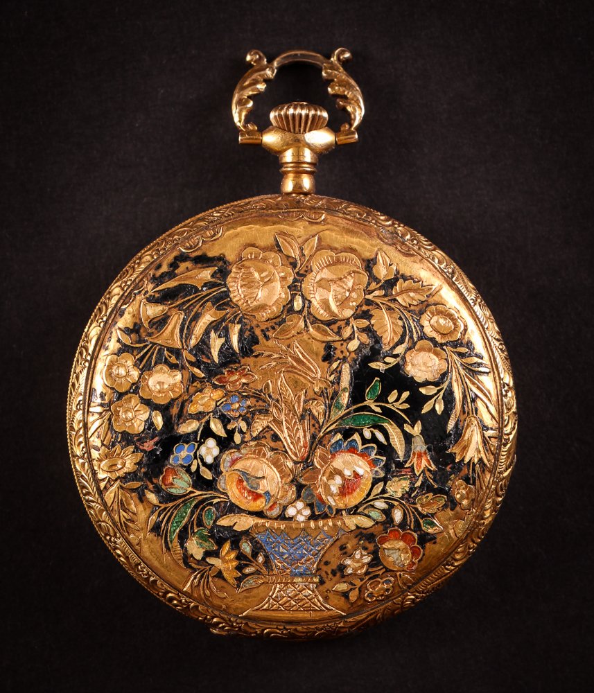 Lepine Enamel Open Face Pocket Watch (1 of 8)