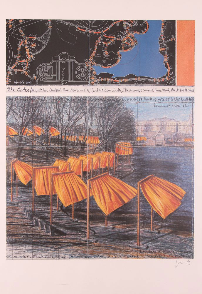Christo and Jeanne-Claude The Gates Poster (1 of 2)