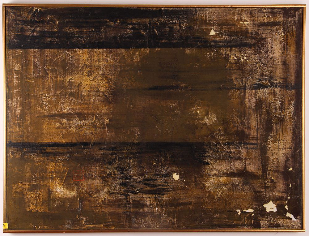 Eugenia Okoshi painting "Moon Light in the Swamp" (1 of 8)