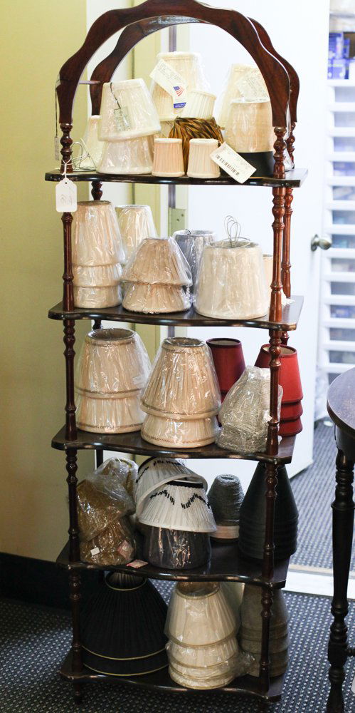 Five Shelf Mahogany Etagere (1 of 3)