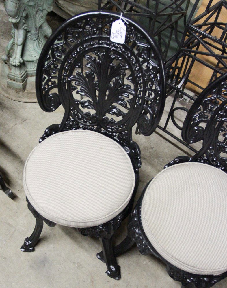 Cast Iron Garden Bench and 2 Chairs (1 of 3)