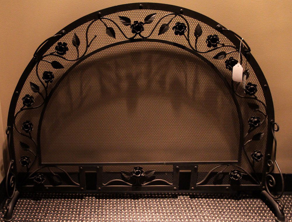 Wrought Iron Fireplace Screen (1 of 1)