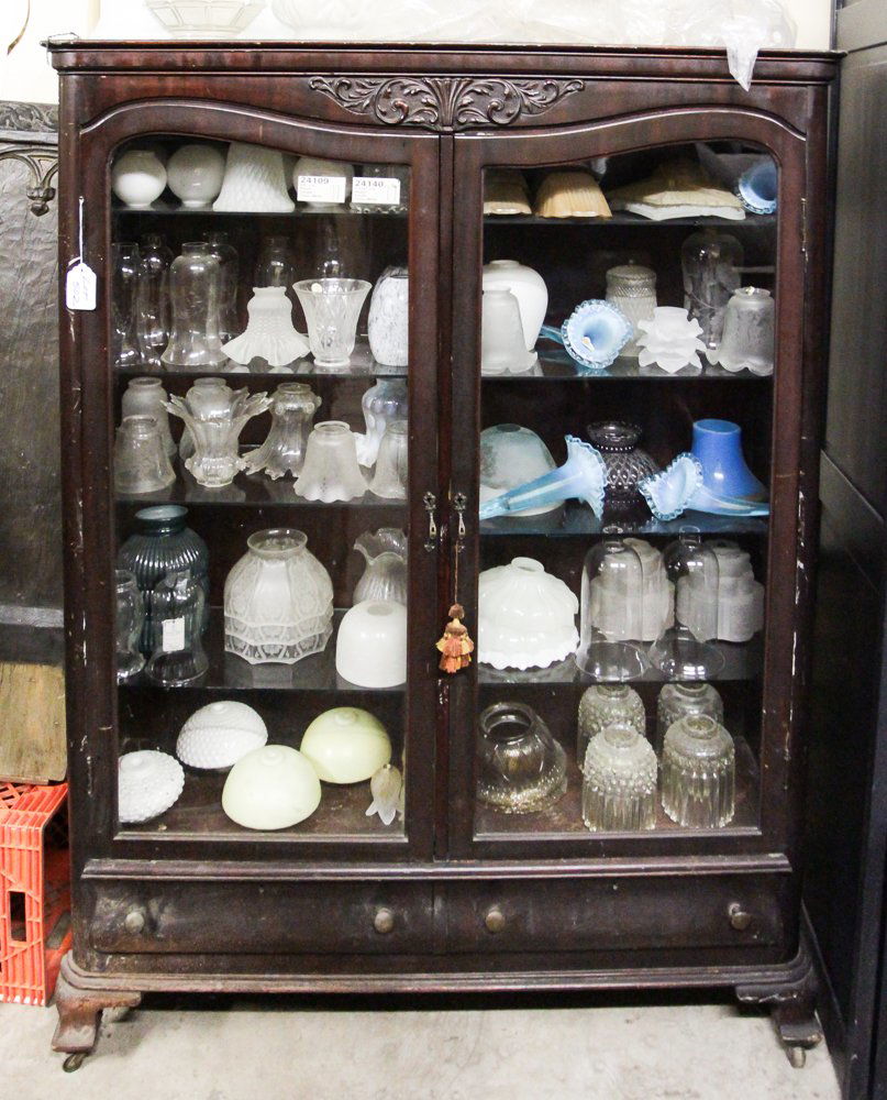 Victorian Mahogany Bookcase (1 of 1)