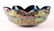 Loetz Crimped Glass Centerpiece Bowl on Stand - 6
