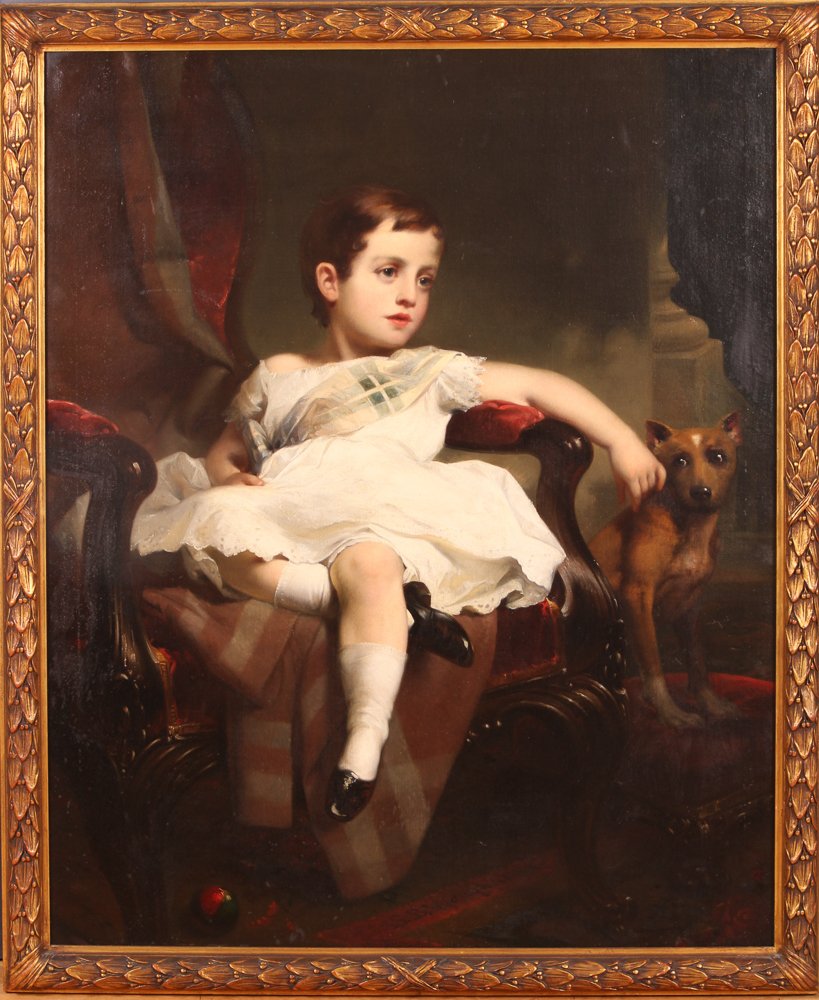 Samuel Bell Waugh portrait 8 Year Old "Stoner Herstein" (1 of 8)