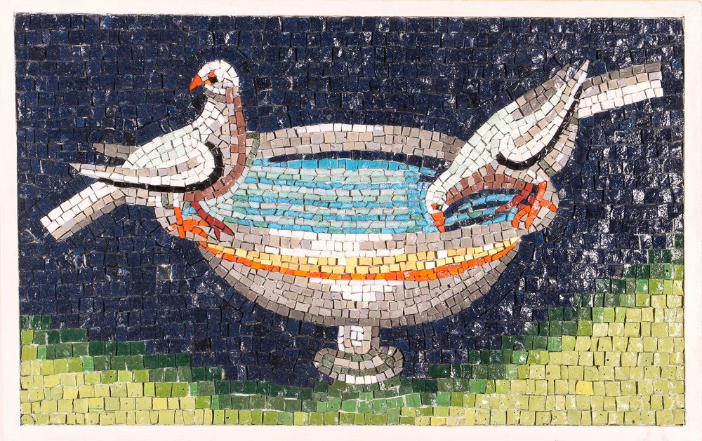 Roman Style Mosaic Framed Plaque (1 of 6)