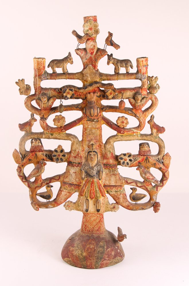 Mexican Terra Cotta Candelabra (1 of 6)