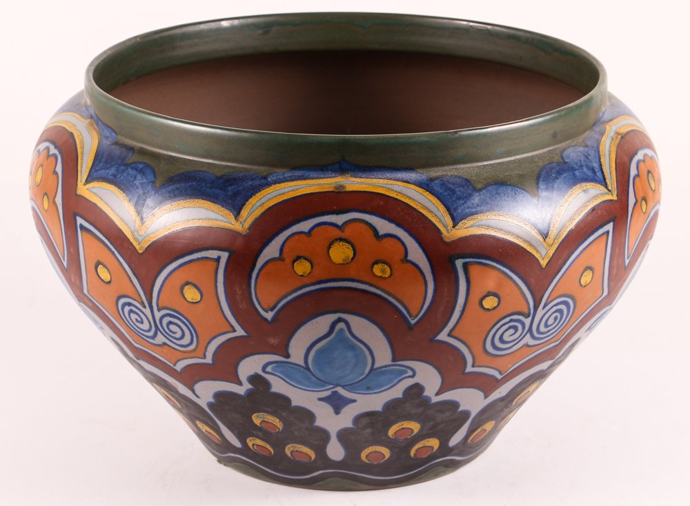 Large Gouda Pottery Jardinière (1 of 6)