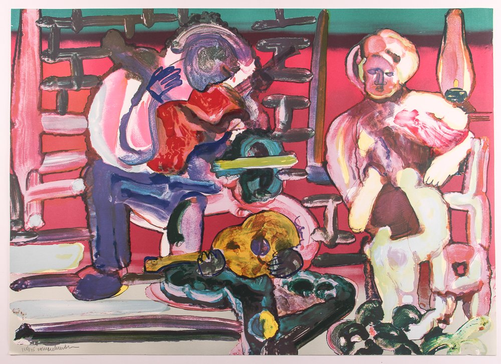 Romare Bearden LOUISIANA SERENADE orig litho from the (1 of 6)