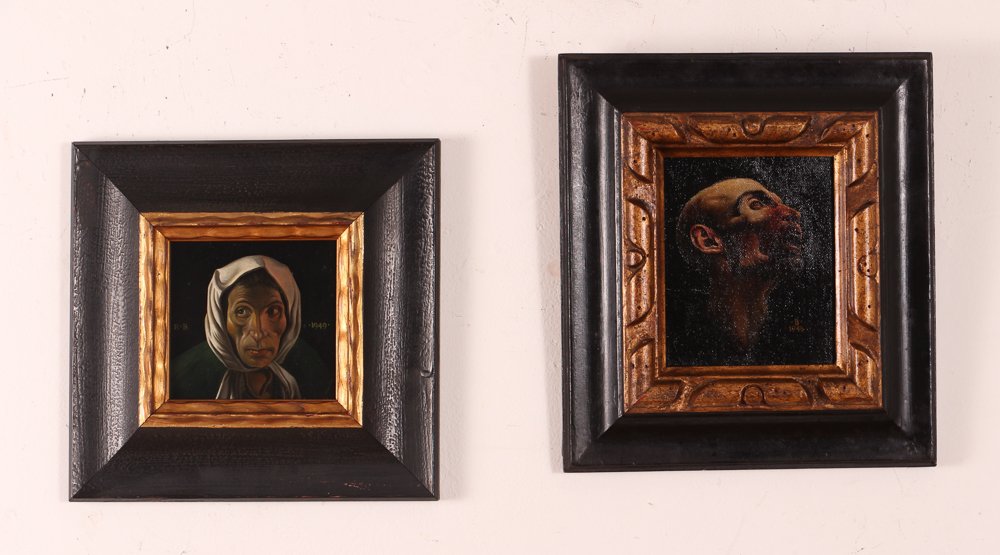 2 Robert Braun ptg.s "Death" & "Survivor" (1 of 10)