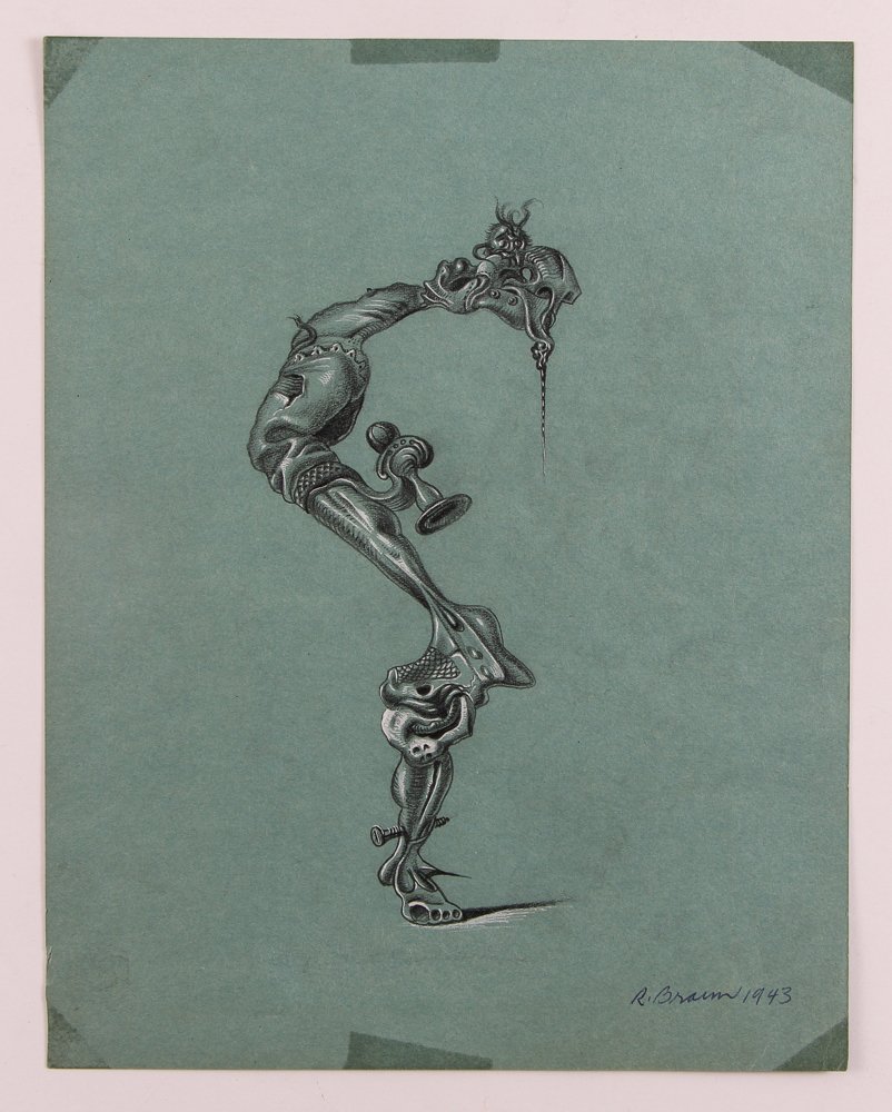 Robert Braun surrealist Figure Drawing (1 of 6)