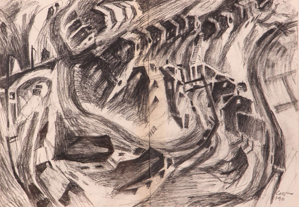 2 Doug Cooper 1990 "Pittsburgh Drawings" (1 of 9)