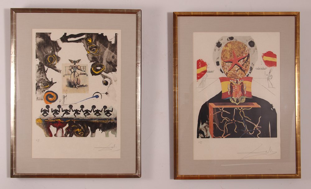 SALVADOR DALI 12 orig lithos "MEMORIES OF Surrealism" (1 of 10)