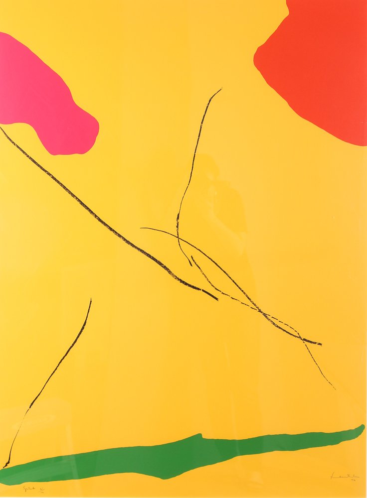 Helen Frankenthaler 1972 pencil signed  'Spoleto' (1 of 6)