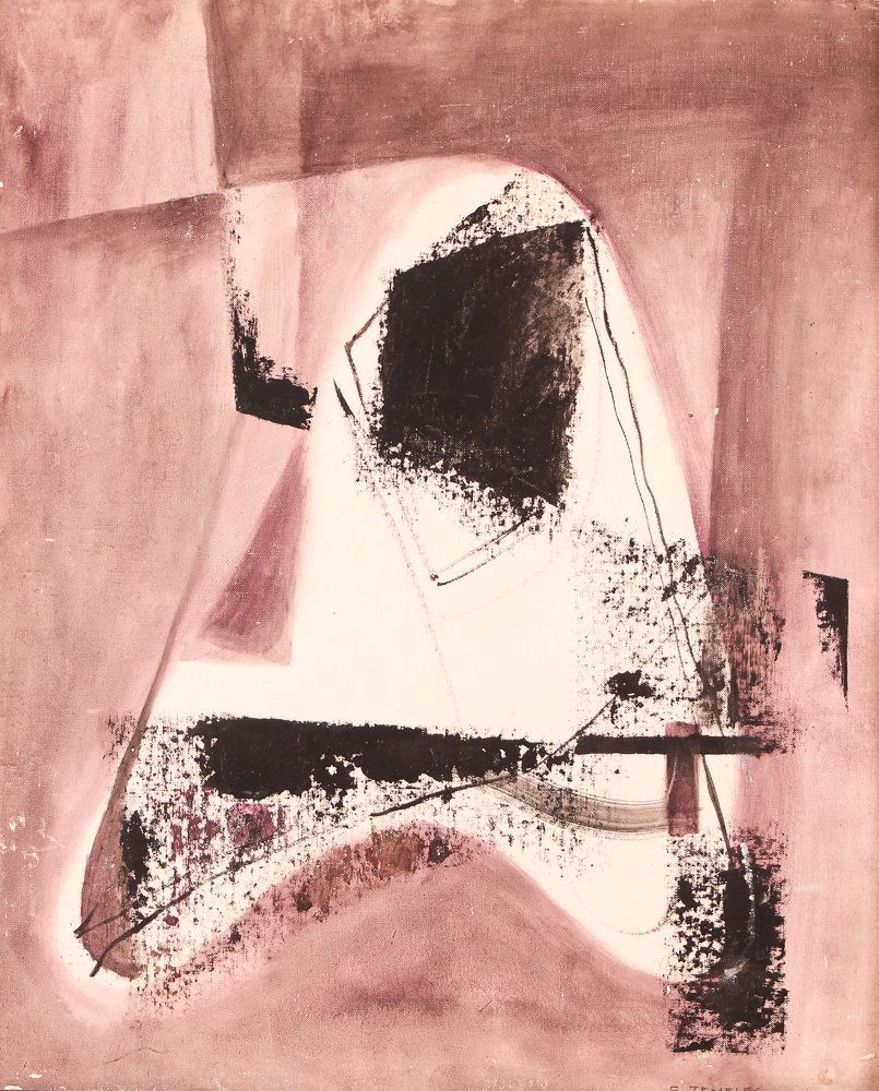 Gertrude Temeles Half "Biomorphic Cubist Abstraction" (1 of 6)