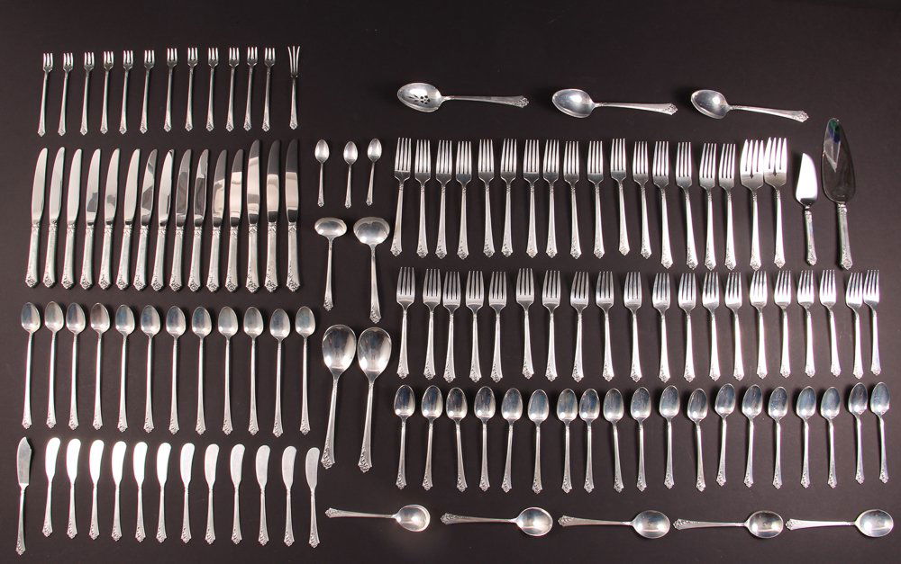 Sterling Silver Flatware Set (1 of 2)