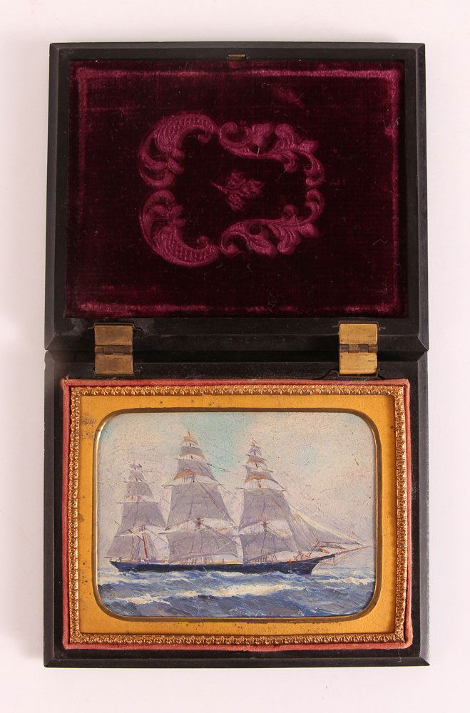 Vivian Porter Miniature Sailing Ship Painting (1 of 8)