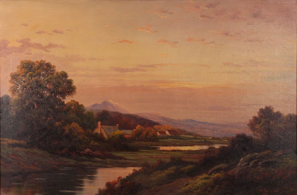 Augustus Spencer Surrey Cottage Scene (1 of 5)