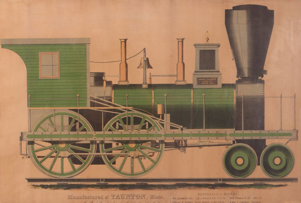 Taunton Locomotive Manufacturing Company, rare (1 of 10)