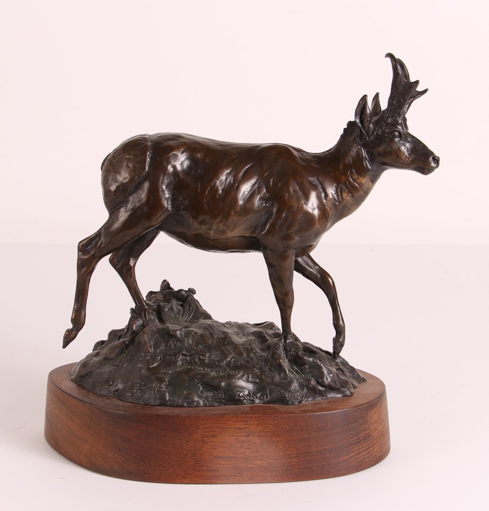 Curtis Zabel Pronghorn Antelope Bronze (1 of 4)
