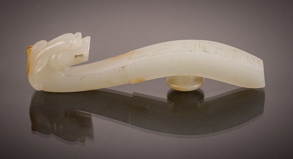 Antique Chinese Jade Belt Hook (1 of 7)