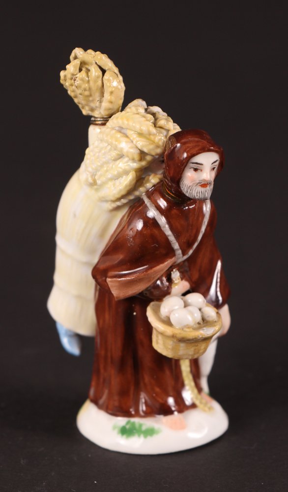 Meissen Peasant with Goose Figurine (1 of 10)