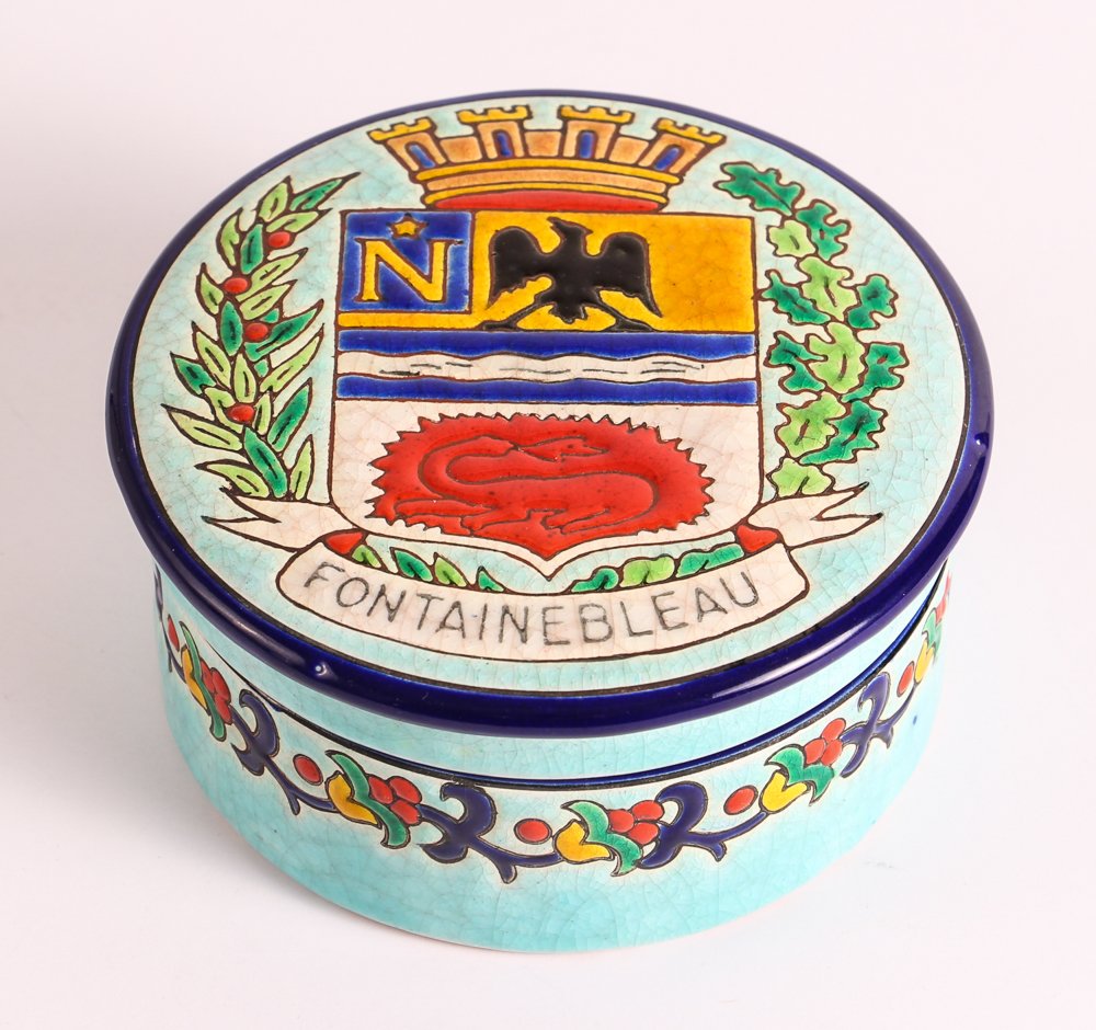 Longwy Art Deco Powder Box (1 of 10)