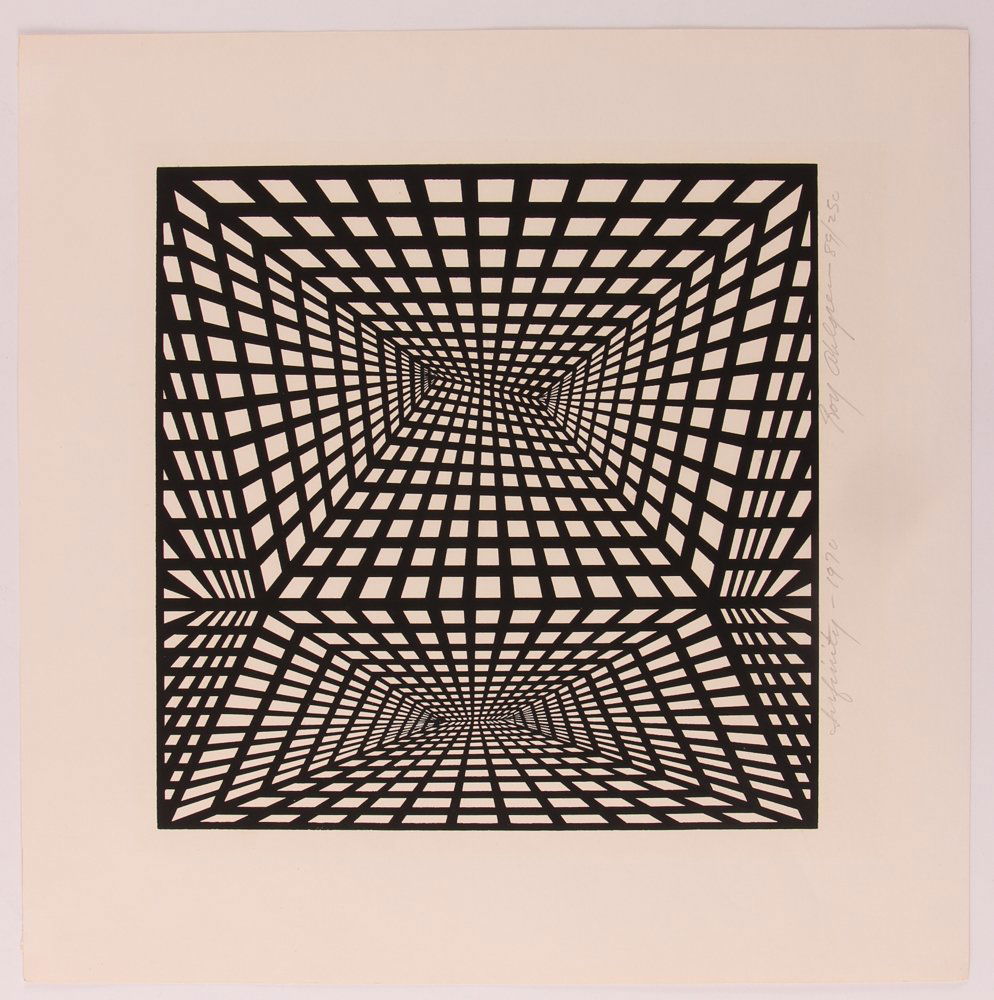 Roy Ahlgren 1970 original silkscreen "Infinity" (1 of 2)