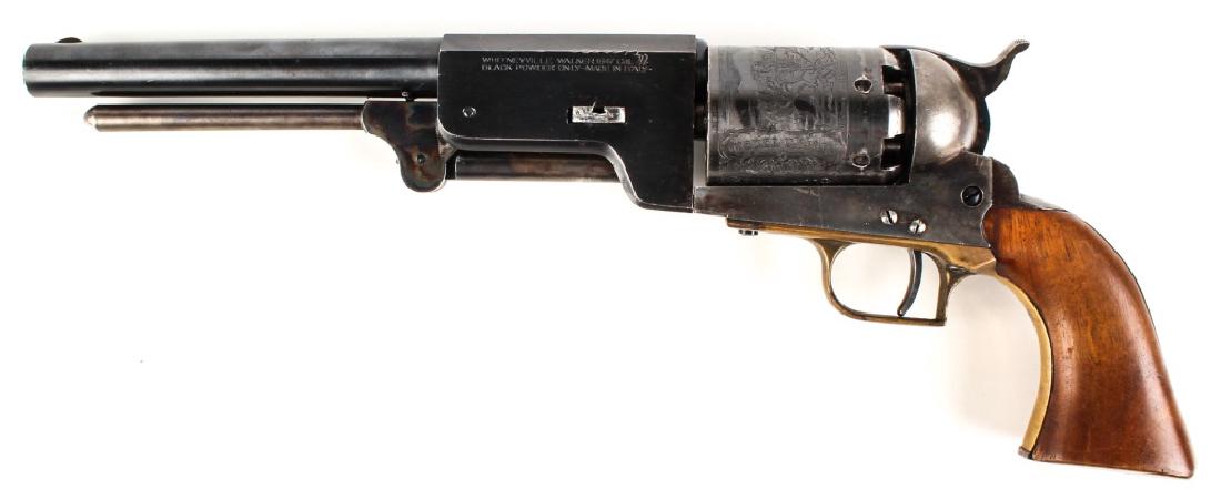 SAN MARCO WALKER 1847 REVOLVER 44 CALIBER: SAN MARCO WALKER 1847 REVOLVER 44 CALIBER Caliber / Gauge: .44 Barrel Length: 9" Serial Number: 17110 Condition: Very good. Some wear. Light oxidation.