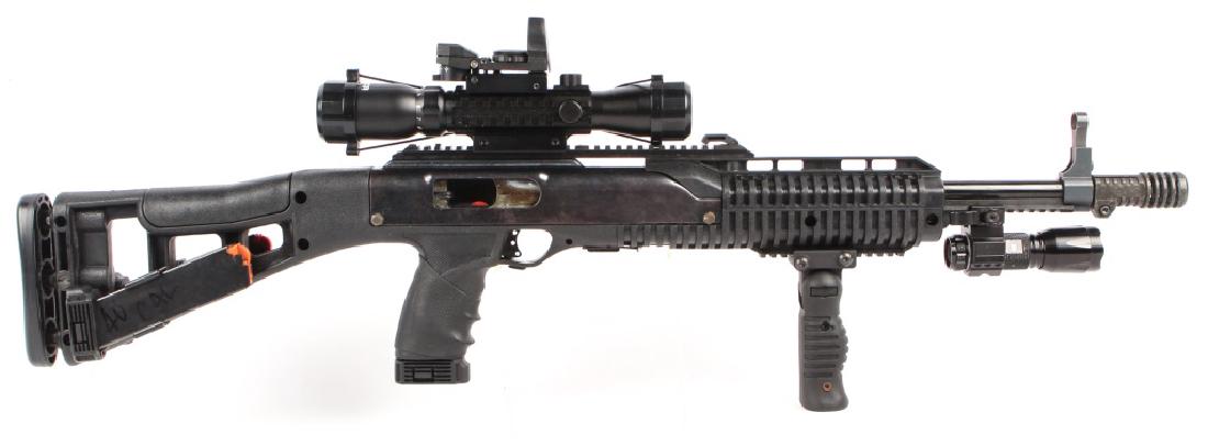 HI POINT MODEL 4095 RIFLE 40 S&W: HI POINT MODEL 4095 RIFLE 40 S&W Sun Optics scope. Tactical light. 3 magazines. Caliber / Gauge: .40 S&W Barrel Length: 20" Serial Number: H11437