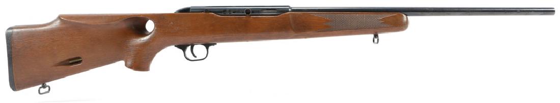MOSSBERG MODEL 377 SEMI AUTO .22LR RIFLE: MOSSBERG MODEL 377 SEMI AUTO .22LR RIFLE Mossberg Model 377 rifle with thumbhole stock. Caliber / Gauge: .22LR Barrel Length: 20" Serial Number: M06501
