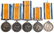NAMED WWI BRITISH GEORGE V MEDAL LOT OF 5 - 3