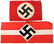 WWII GERMAN ARMBAND LOT OF 2 HITLER YOUTH